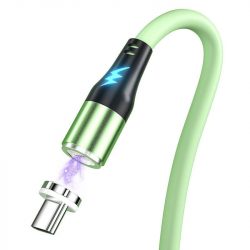 360°silicone magnetic usb data cable