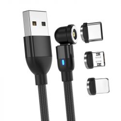 540 degree magnetic charging cable